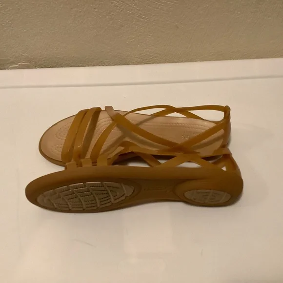 Crocs| Isabella Strappy Sandals, flexible Gemlite™ Straps Iconic Crocs Comfort 7 - Picture 8 of 11